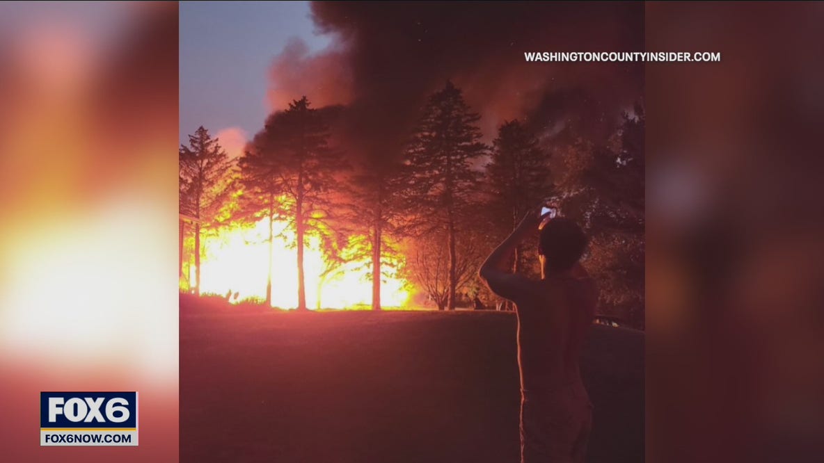 Explosion, house fire leaves two severely injured in West Bend